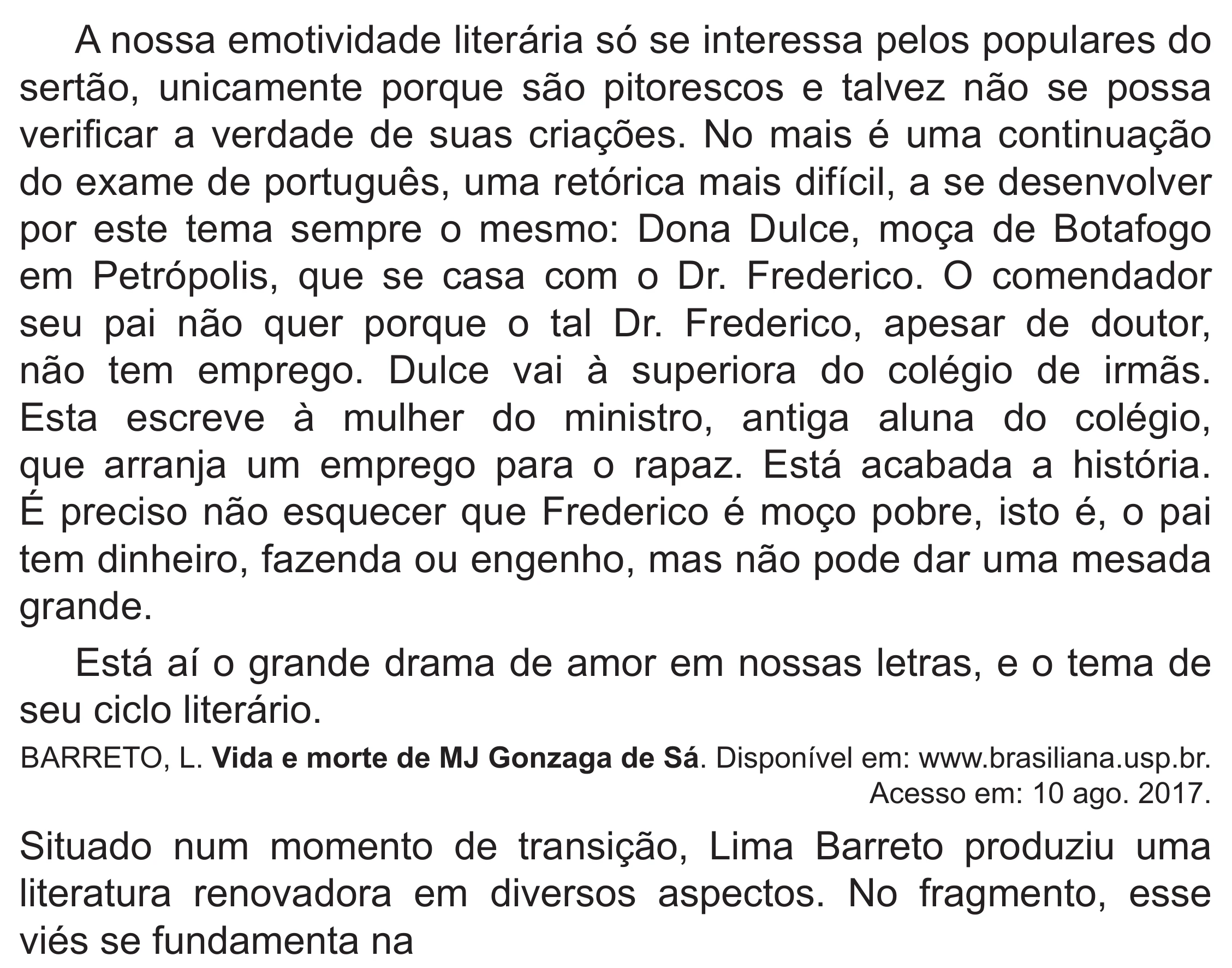 Enunciado original completo da questão 19 do ENEM 2019 - 1º Dia – Caderno 1 – Azul (Superampliada) – Reaplicação/PPL, página 23.