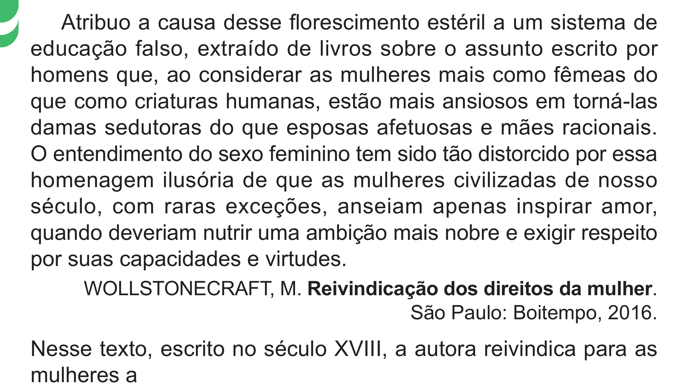 Enunciado original completo da questão 58 do ENEM 2024 - 1º Dia – Caderno 4 – Verde – Aplicação Regular - (Superampliada), página 70.