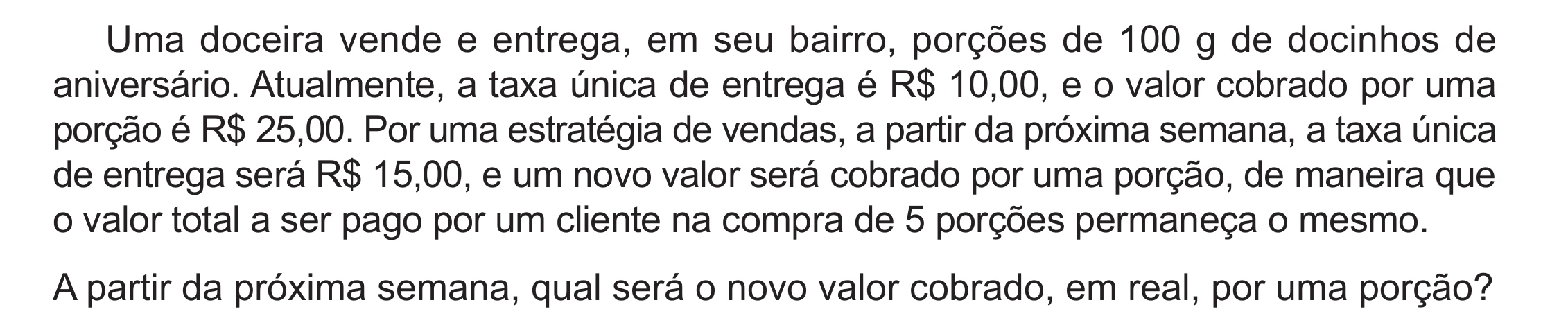 Enunciado original completo da questão 158 do ENEM 2024 - 2º Dia – Caderno 8 – Verde – Aplicação Regular - (Ampliada), página 45.