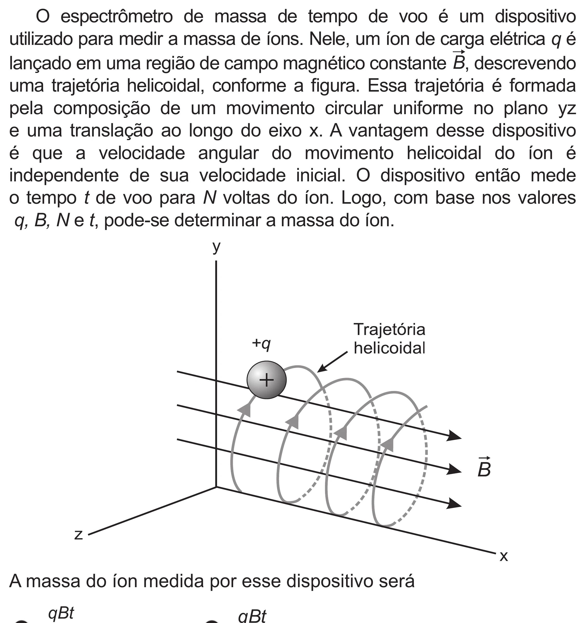 Enunciado original completo da questão 126 do ENEM 2019 - 2º Dia – Caderno 6 – Cinza (Superampliada) – Aplicação Regular, página 34.