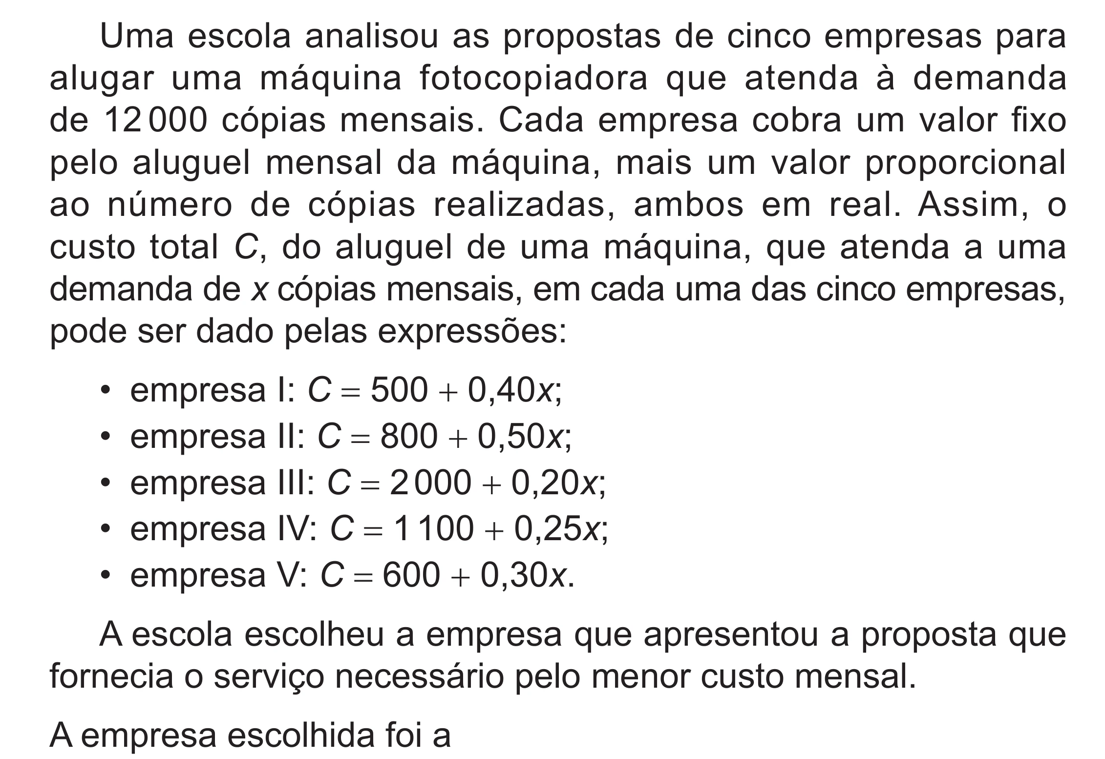Enunciado original completo da questão 158 do ENEM 2024 - 2º Dia – Caderno 8 – Verde (Superampliada) – Reaplicação/PPL, página 72.