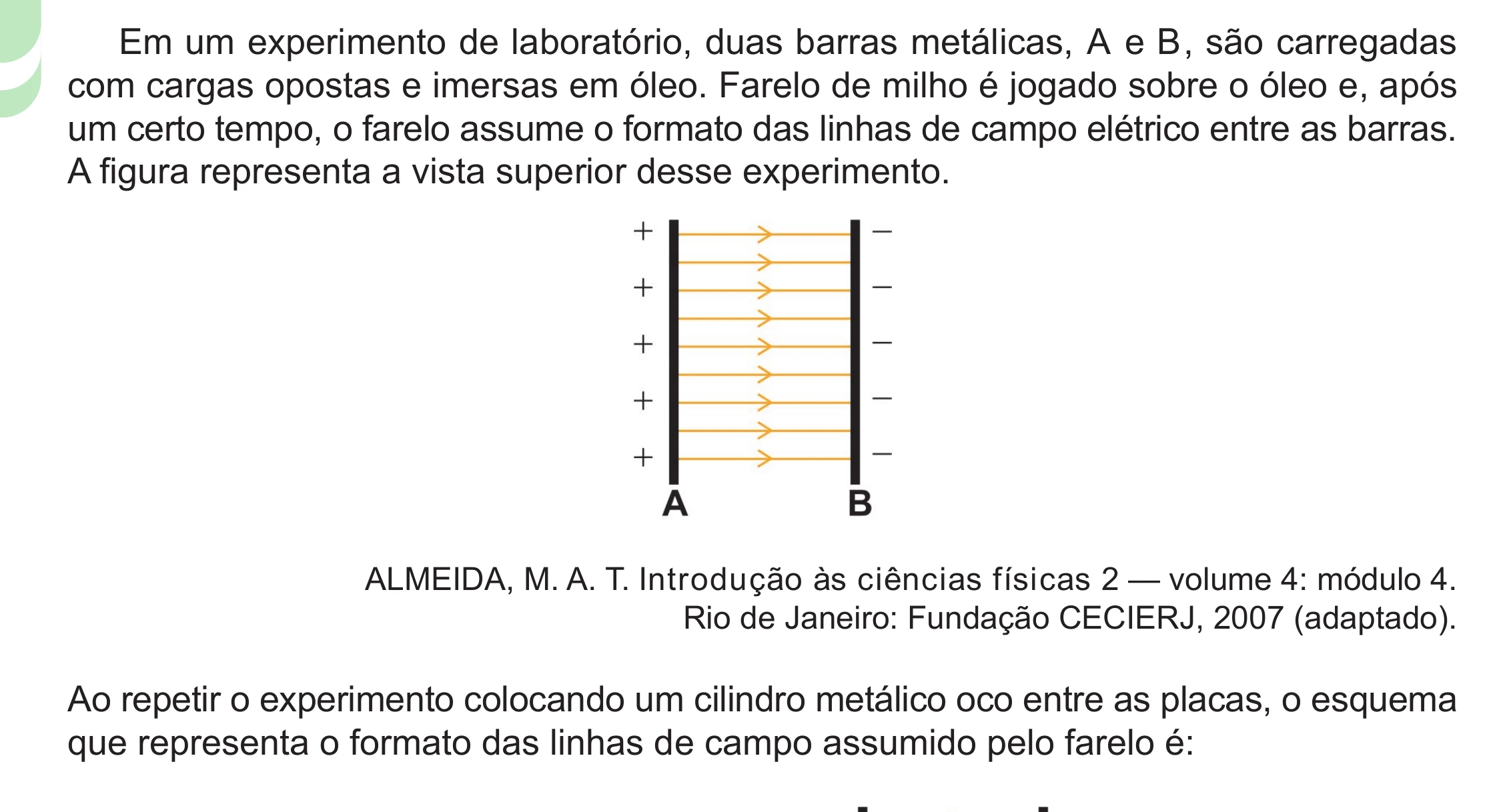Enunciado original completo da questão 128 do ENEM 2024 - 2º Dia – Caderno 8 – Verde – Aplicação Regular - (Ampliada), página 24.