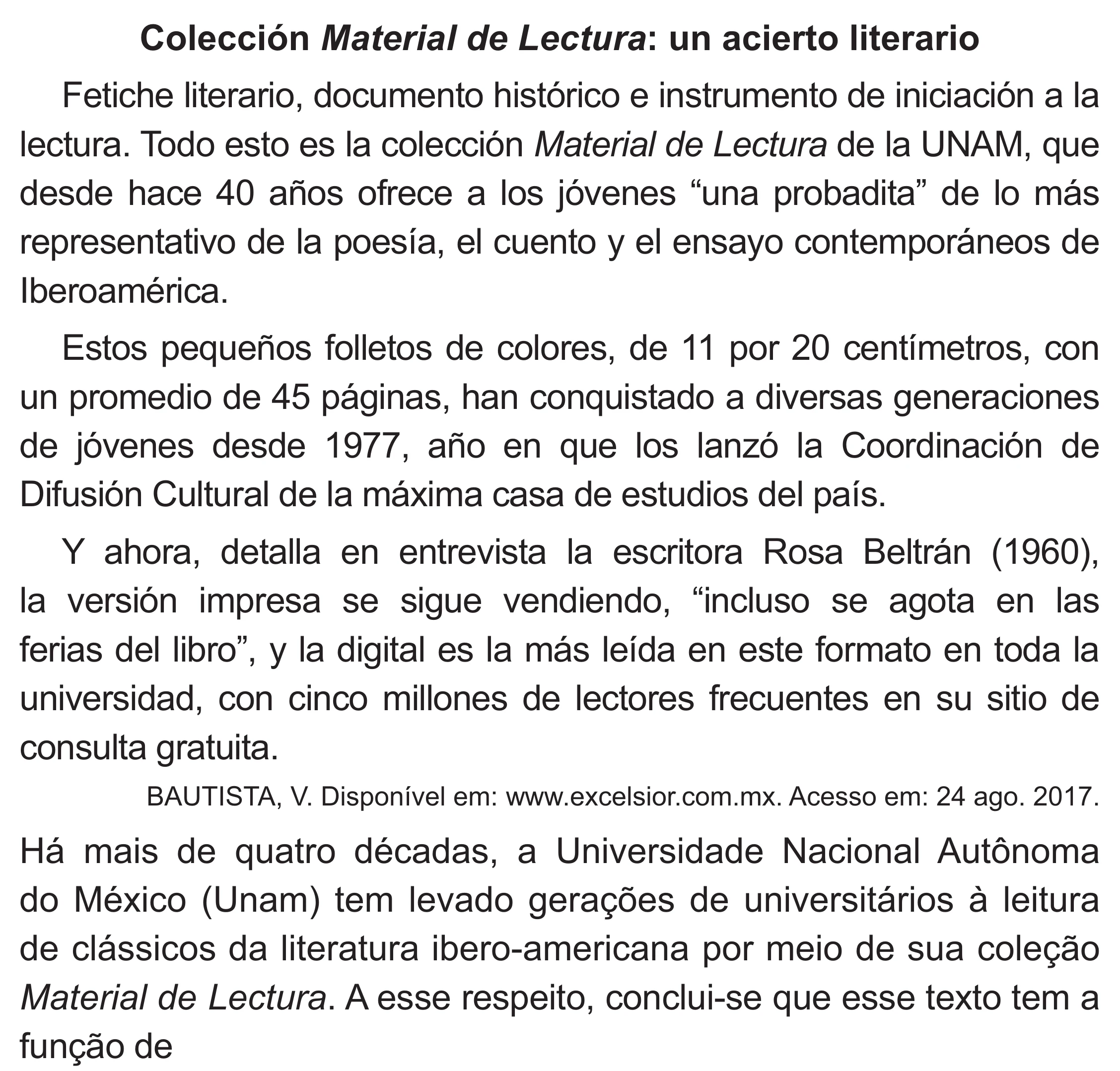 Enunciado original completo da questão 3 (espanhol) do ENEM 2021 - 1º Dia – Caderno 2 – Amarelo (Superampliada) – Reaplicação/PPL/Segunda Oportunidade, página 10.