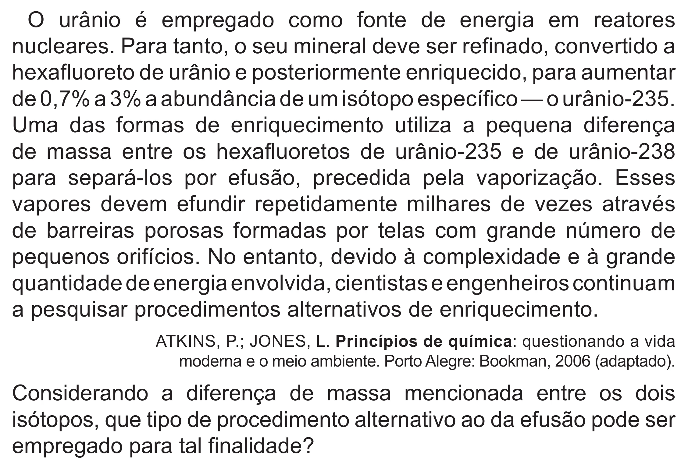 Enunciado original completo da questão 129 do ENEM 2022 - 2º Dia – Caderno 6 – Cinza (Superampliada) – Aplicação Regular, página 38.