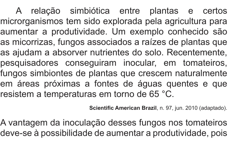 Enunciado original completo da questão 81 do ENEM 2014 - 1º Dia – Caderno 3 – Branco – Terceira aplicação, página 27.