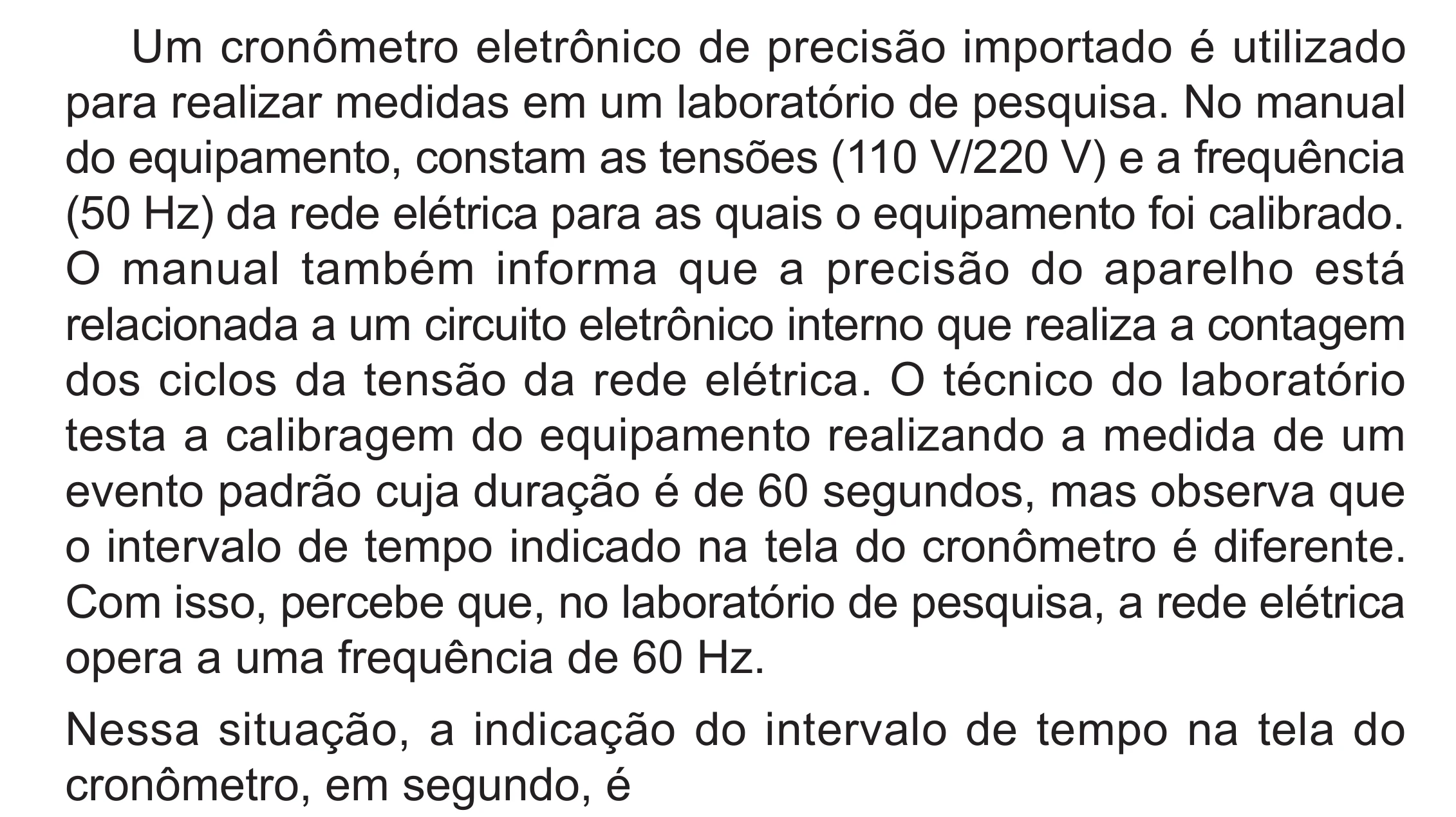 Enunciado original completo da questão 112 do ENEM 2024 - 2º Dia – Caderno 8 – Verde (Superampliada) – Reaplicação/PPL, página 22.