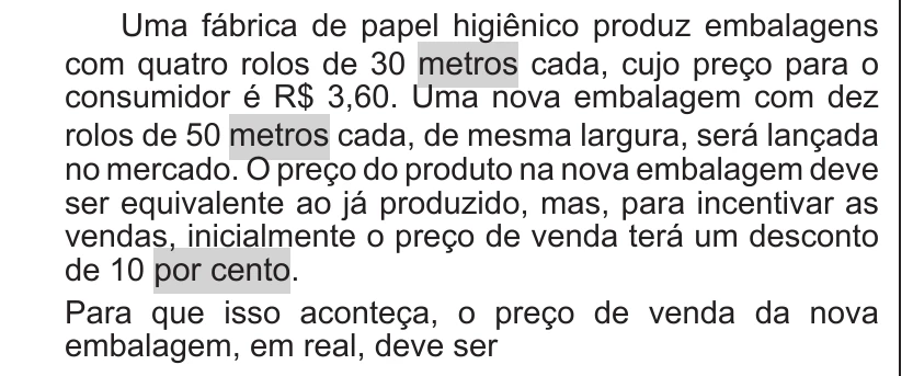 Enunciado original completo da questão 164 do ENEM 2017 - 2º Dia - Caderno 11 - Laranja – Reaplicação/PPL - Ledor, página 25.