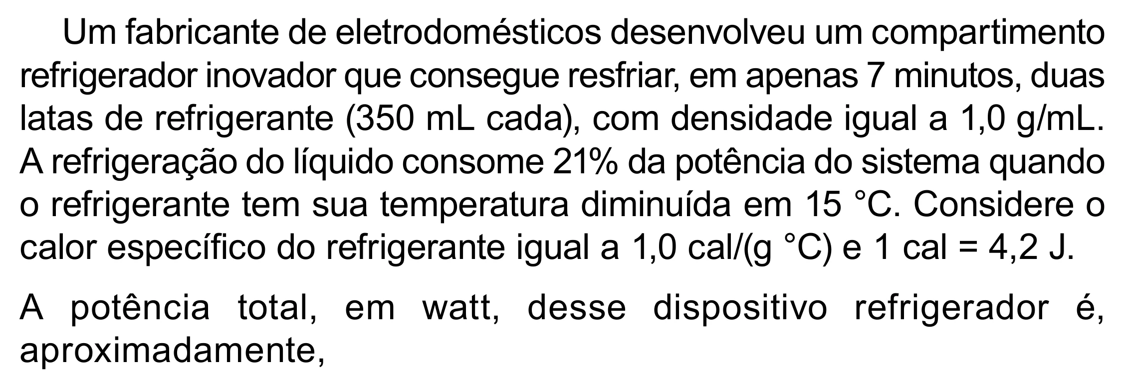 Enunciado original completo da questão 124 do ENEM 2023 - 2º Dia – Caderno 8 – Rosa (Superampliada) – Reaplicação/PPL, página 37.