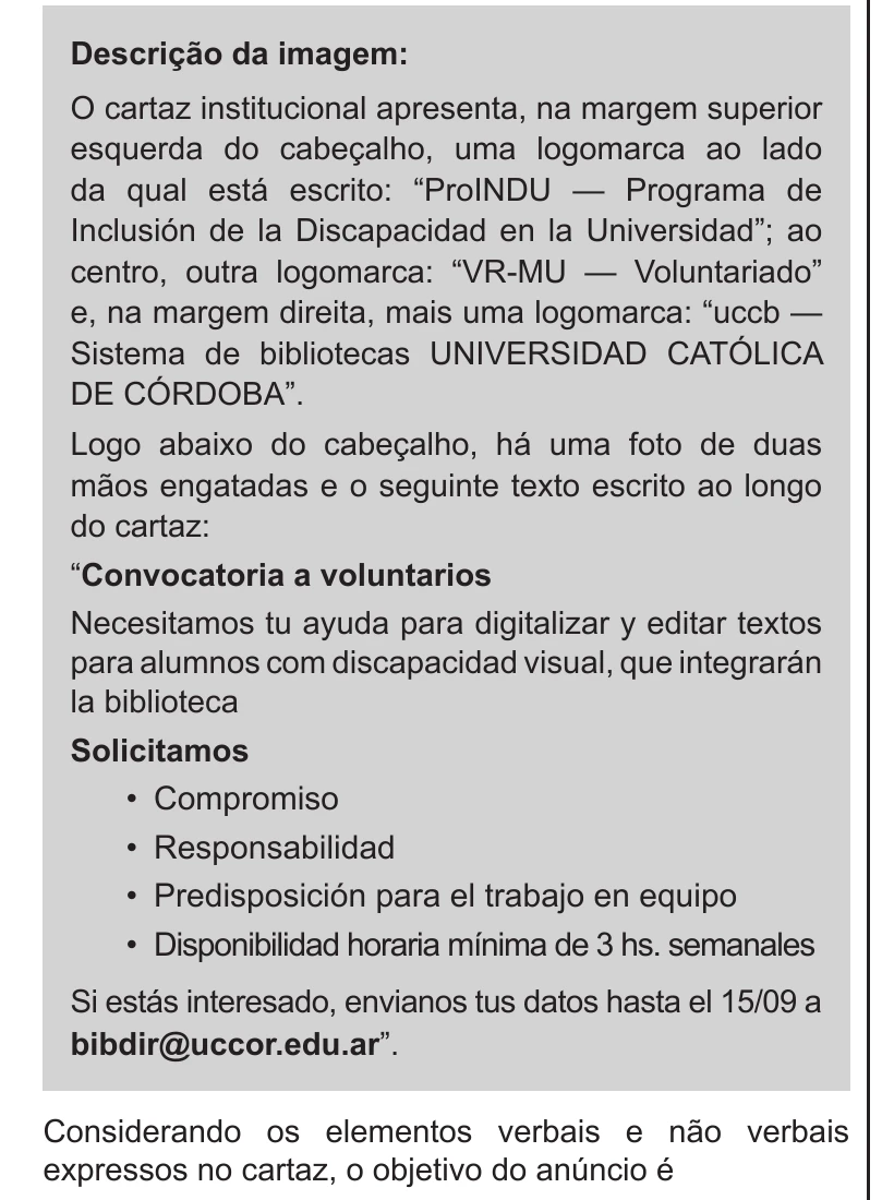 Enunciado original completo da questão 2 (espanhol) do ENEM 2020 - 1º Dia – Caderno 9 – Laranja (braile e ledor) – Reaplicação/PPL, página 4.