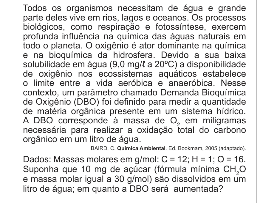 Enunciado original completo da questão 69 do ENEM 2010 - Dia 1 - Caderno 3 - Branco – Aplicação regular, página 21.