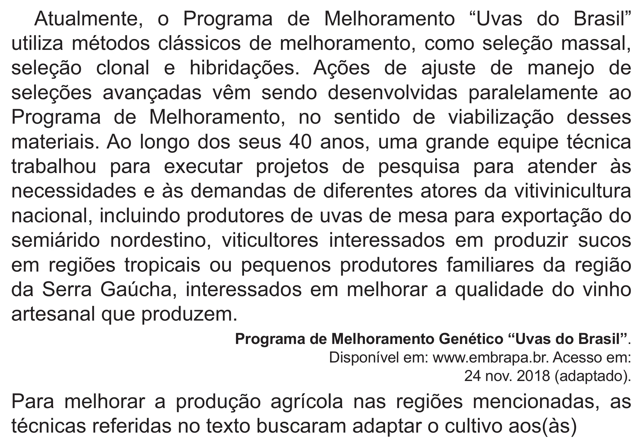 Enunciado original completo da questão 89 do ENEM 2021 - 1º Dia – Caderno 10 – Verde (Libras – Superampliada) – Aplicação Regular, página 78.