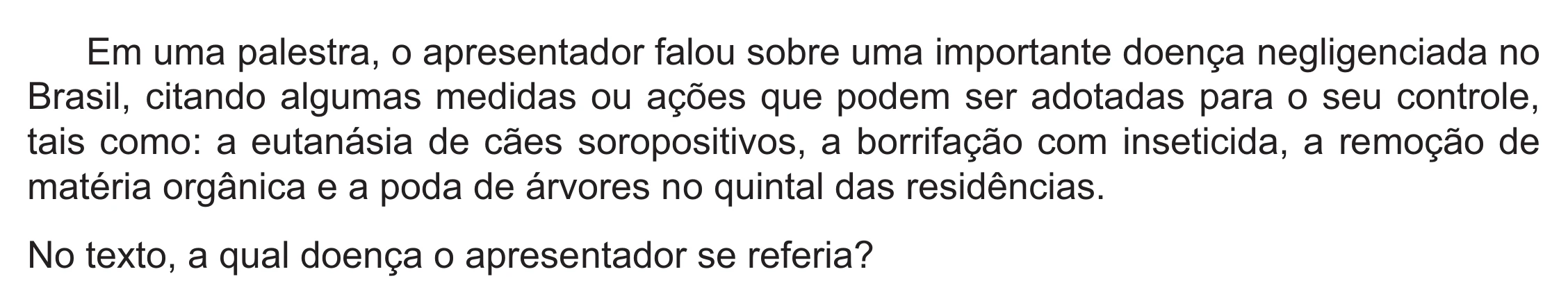 Enunciado original completo da questão 135 do ENEM 2021 - 2º Dia – Caderno 5 – Amarelo (Ampliada) – Reaplicação/PPL/Segunda Oportunidade, página 30.