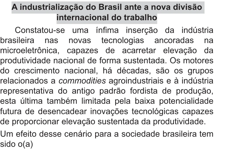 Enunciado original completo da questão 67 do ENEM 2021 - 1º Dia – Caderno 9 – Laranja (Braile e ledor) – Aplicação Regular, página 29.