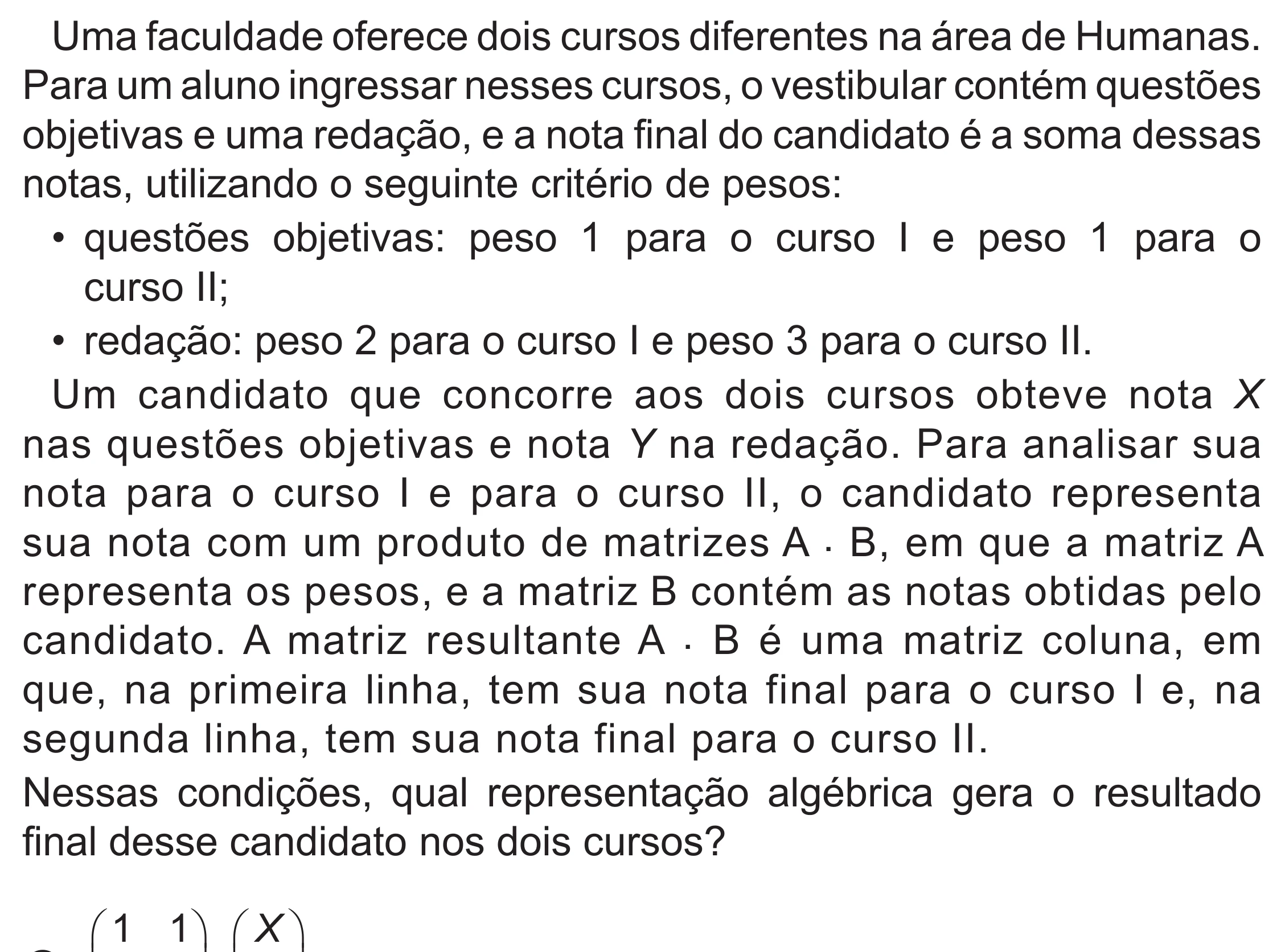 Enunciado original completo da questão 178 do ENEM 2022 - 2º Dia – Caderno 6 – Cinza (Superampliada) – Reaplicação/PPL, página 77.