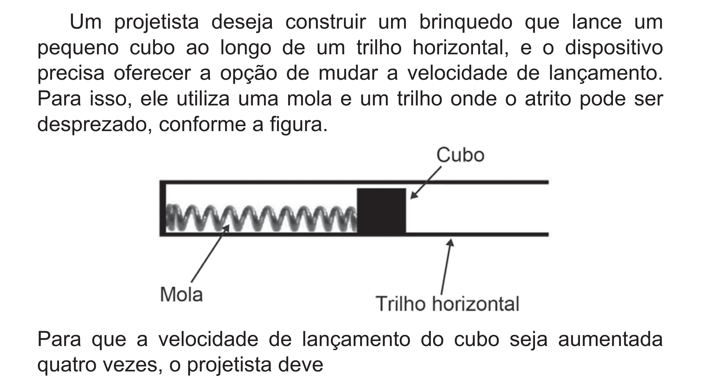 Enunciado original completo da questão 98 do ENEM 2018 - 2º Dia - Caderno 5 – Amarelo (Superampliada) – Aplicação regular, página 8.