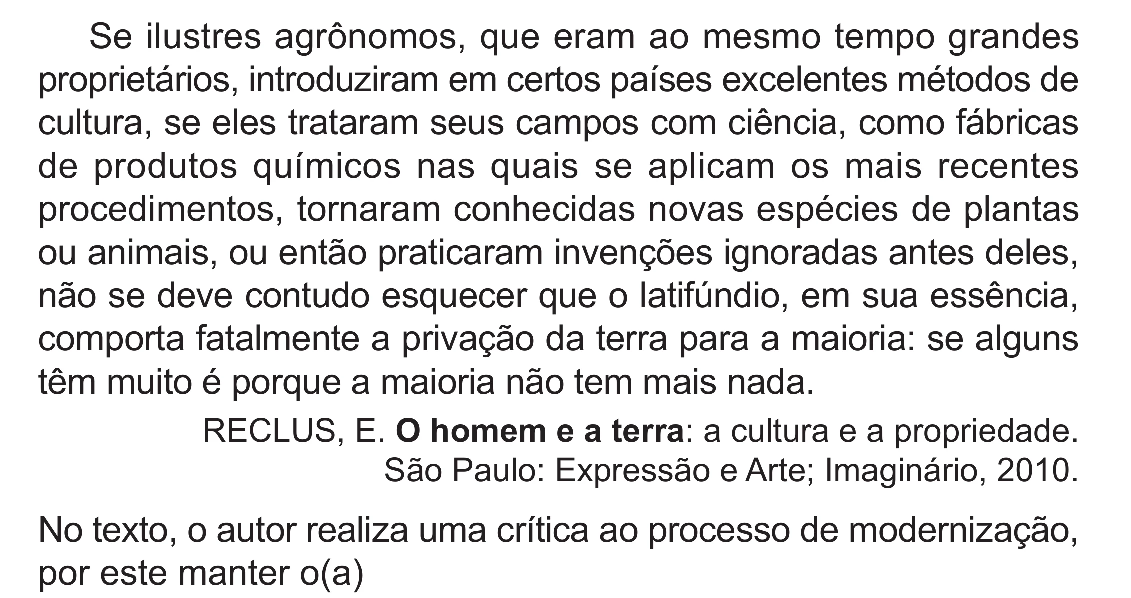 Enunciado original completo da questão 80 do ENEM 2024 - 1º Dia – Caderno 4 – Verde (Superampliada) – Reaplicação/PPL, página 85.