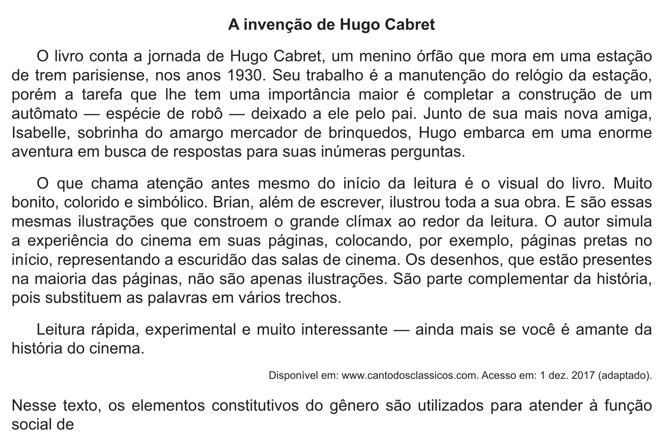 Enunciado original completo da questão 11 do ENEM 2021 - 1º Dia – Caderno 2 – Amarelo (Ampliada) – Reaplicação/PPL/Segunda Oportunidade, página 15.