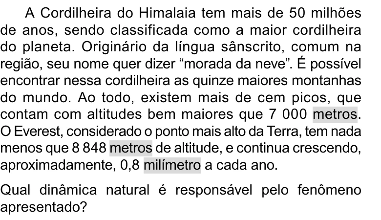 Enunciado original completo da questão 64 do ENEM 2023 - 1º Dia – Caderno 9 – Laranja (Braile e ledor) – Aplicação Regular, página 24.