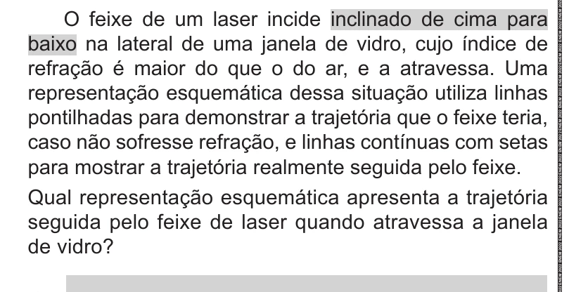 Enunciado original completo da questão 121 do ENEM 2022 - 2º Dia – Caderno 11 – Laranja (braile e ledor) – Reaplicação/PPL, página 14.