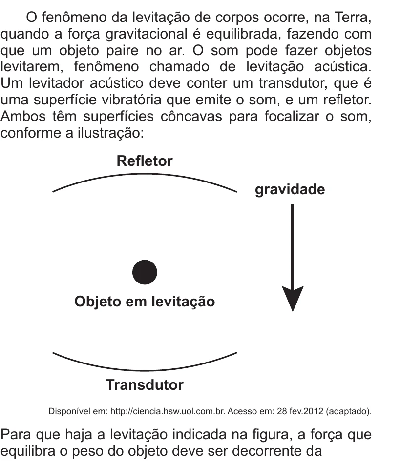 Enunciado original completo da questão 49 do ENEM 2014 - 1º Dia – Caderno 3 – Branco – Terceira aplicação, página 17.