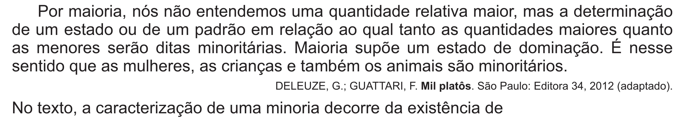 Enunciado original completo da questão 69 do ENEM 2021 - 1º Dia – Caderno 2 – Amarelo (Ampliada) – Aplicação Regular, página 54.