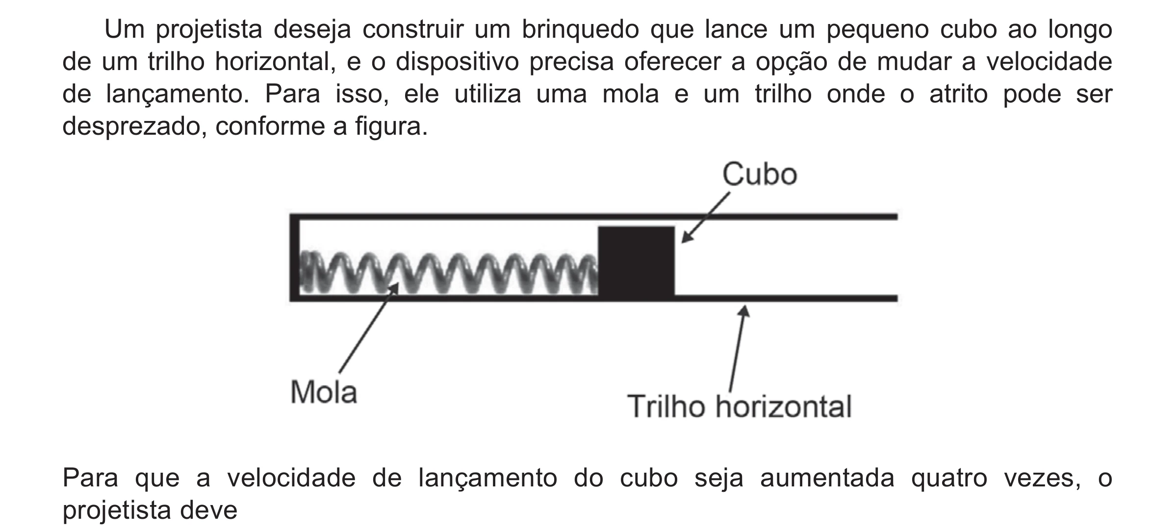 Enunciado original completo da questão 98 do ENEM 2018 - 2º Dia - Caderno 5 – Amarelo (Ampliada) – Aplicação regular, página 6.