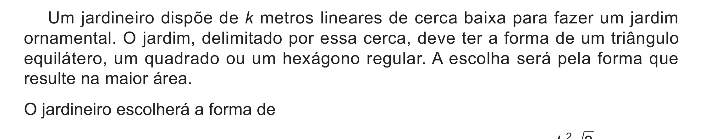 Enunciado original completo da questão 169 do ENEM 2024 - 2º Dia – Caderno 12 – Roxo (Libras) – Aplicação Regular - (Ampliada), página 53.