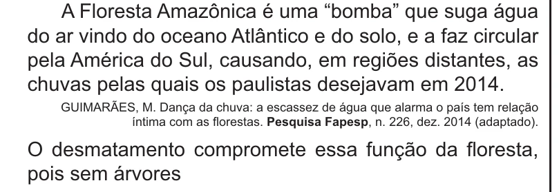 Enunciado original completo da questão 105 do ENEM 2021 - 2º Dia – Caderno 8 – Rosa – Reaplicação/PPL/Segunda Oportunidade, página 6.