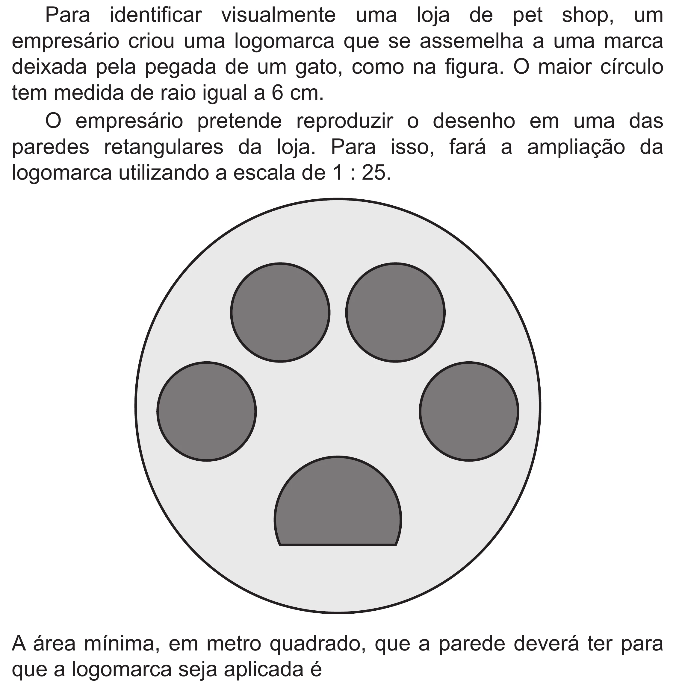 Enunciado original completo da questão 168 do ENEM 2020 - 2º Dia – Caderno 8 – Rosa (Superampliada) – Reaplicação/PPL, página 66.