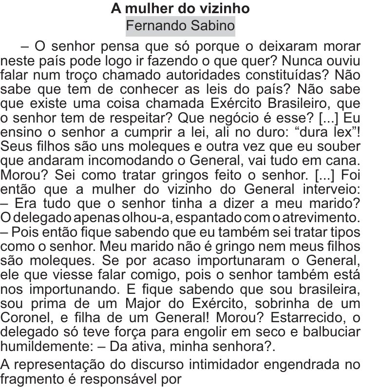 Enunciado original completo da questão 19 do ENEM 2021 - 1º Dia – Caderno 9 – Laranja (Braile e ledor) – Aplicação Regular, página 10.