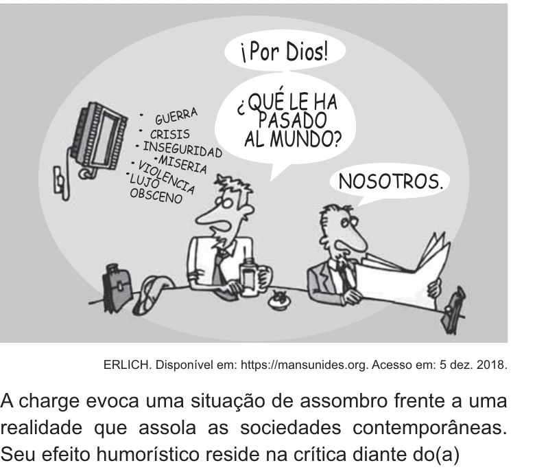 Enunciado original completo da questão 3 (espanhol) do ENEM 2021 - 1º Dia – Caderno 10 – Verde (Libras) – Aplicação Regular, página 4.