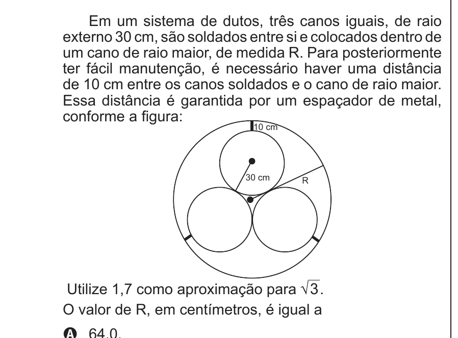 Enunciado original completo da questão 141 do ENEM 2013 - 2º Dia - Caderno 7 - Azul – Aplicação regular, página 20.
