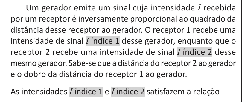 Enunciado original completo da questão 161 do ENEM 2025 - 2º Dia – Caderno 11 – Laranja (Braile e ledor) – Reaplicação - (Ledor), página 24.