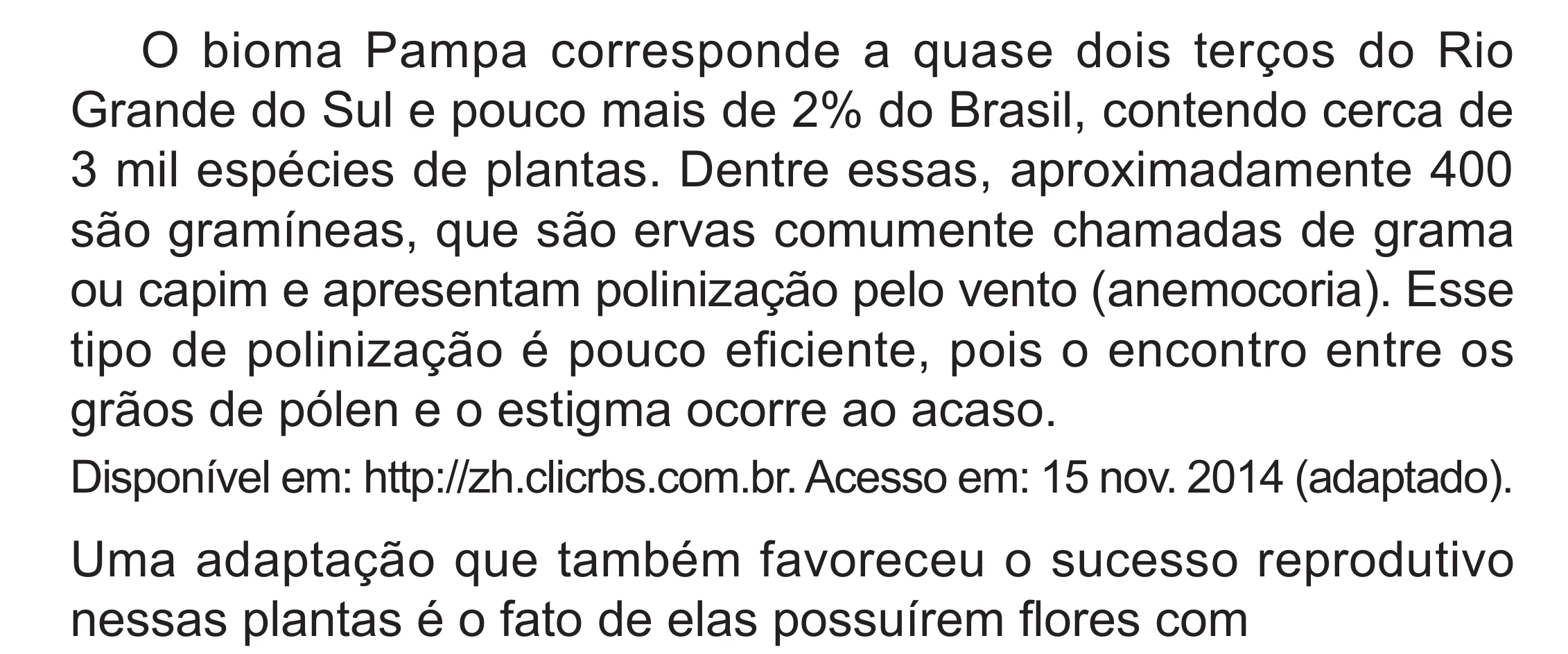 Enunciado original completo da questão 100 do ENEM 2024 - 2º Dia – Caderno 8 – Verde (Superampliada) – Reaplicação/PPL, página 12.