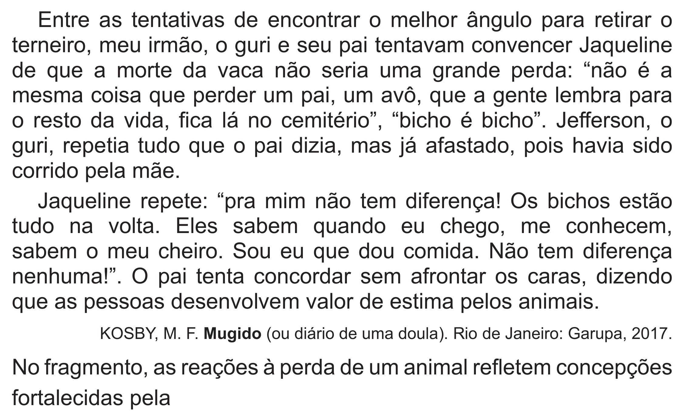 Enunciado original completo da questão 6 do ENEM 2020 - 1º Dia – Caderno 4 – Rosa (Superampliada) – Reaplicação/PPL, página 15.