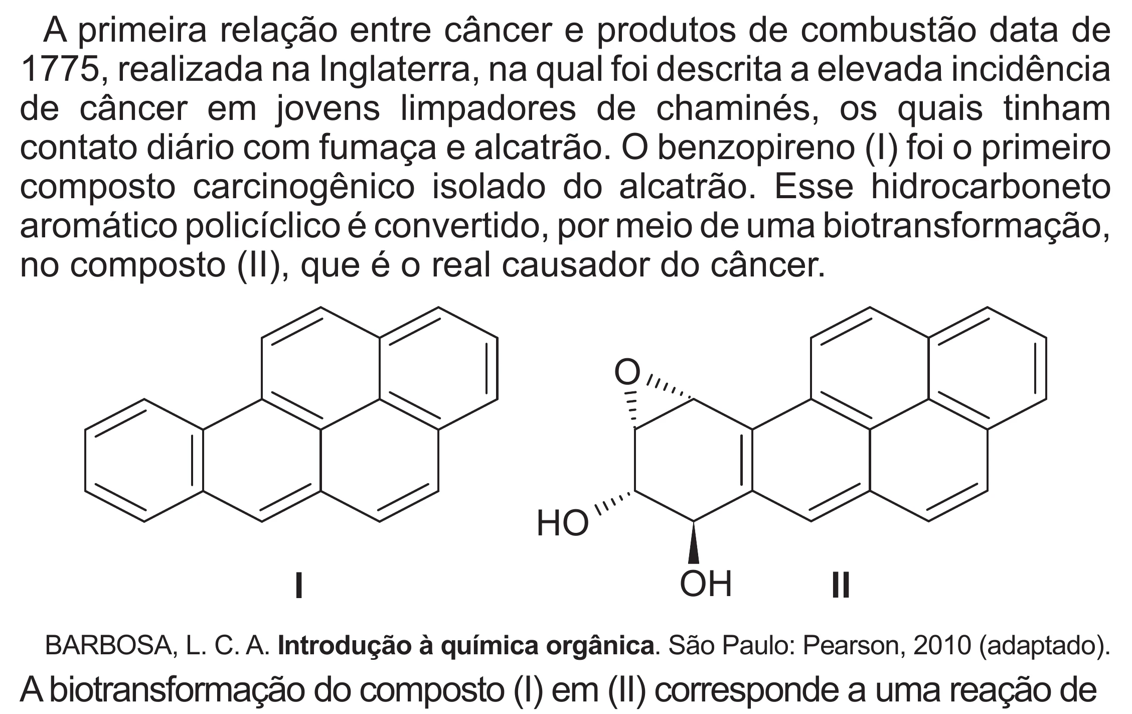 Enunciado original completo da questão 98 do ENEM 2022 - 2º Dia – Caderno 6 – Cinza (Superampliada) – Reaplicação/PPL, página 8.