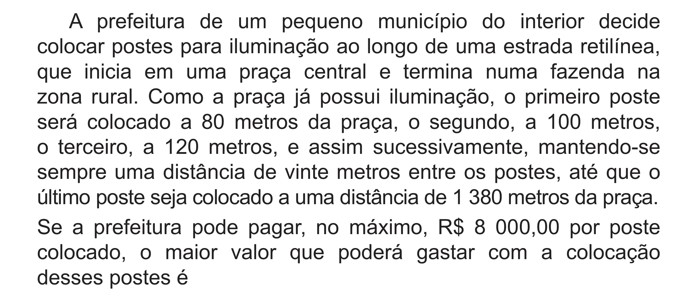 Enunciado original completo da questão 159 do ENEM 2018 - 2º Dia - Caderno 5 – Amarelo (Superampliada) – Aplicação regular, página 61.