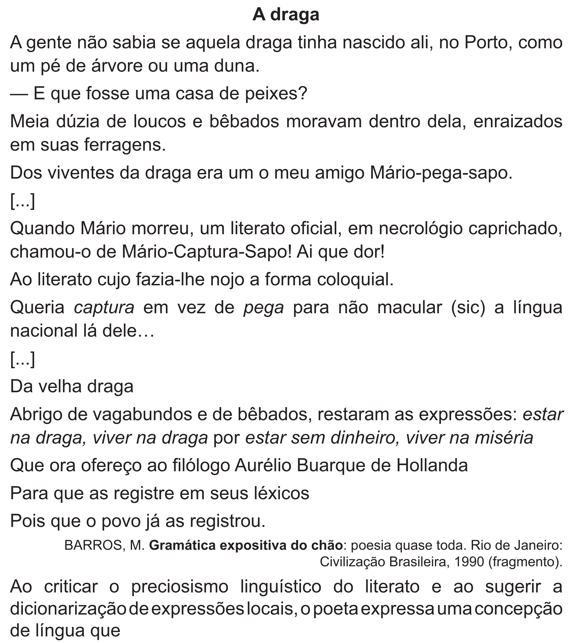 Enunciado original completo da questão 45 do ENEM 2021 - 1º Dia – Caderno 10 – Verde (Libras – Superampliada) – Aplicação Regular, página 50.