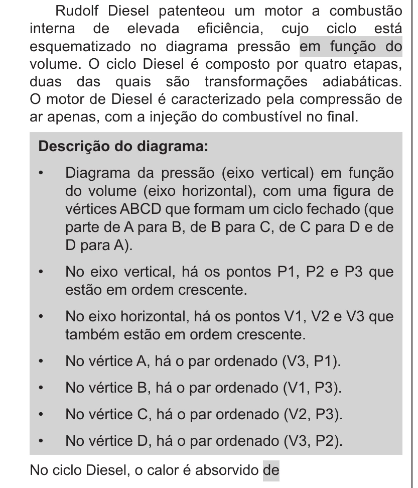 Enunciado original completo da questão 124 do ENEM 2017 - 2º Dia - Caderno 11 - Laranja – Reaplicação/PPL - Ledor, página 13.