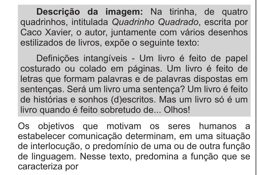 Enunciado original completo da questão 119 do ENEM 2013 - 2º Dia - Caderno 6 - Cinza – Ledor, página 13.