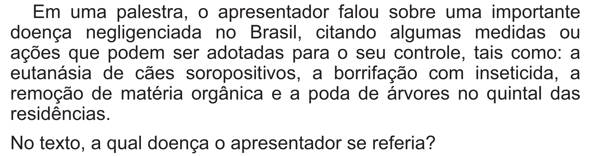 Enunciado original completo da questão 135 do ENEM 2021 - 2º Dia – Caderno 5 – Amarelo (Superampliada) – Reaplicação/PPL/Segunda Oportunidade, página 36.