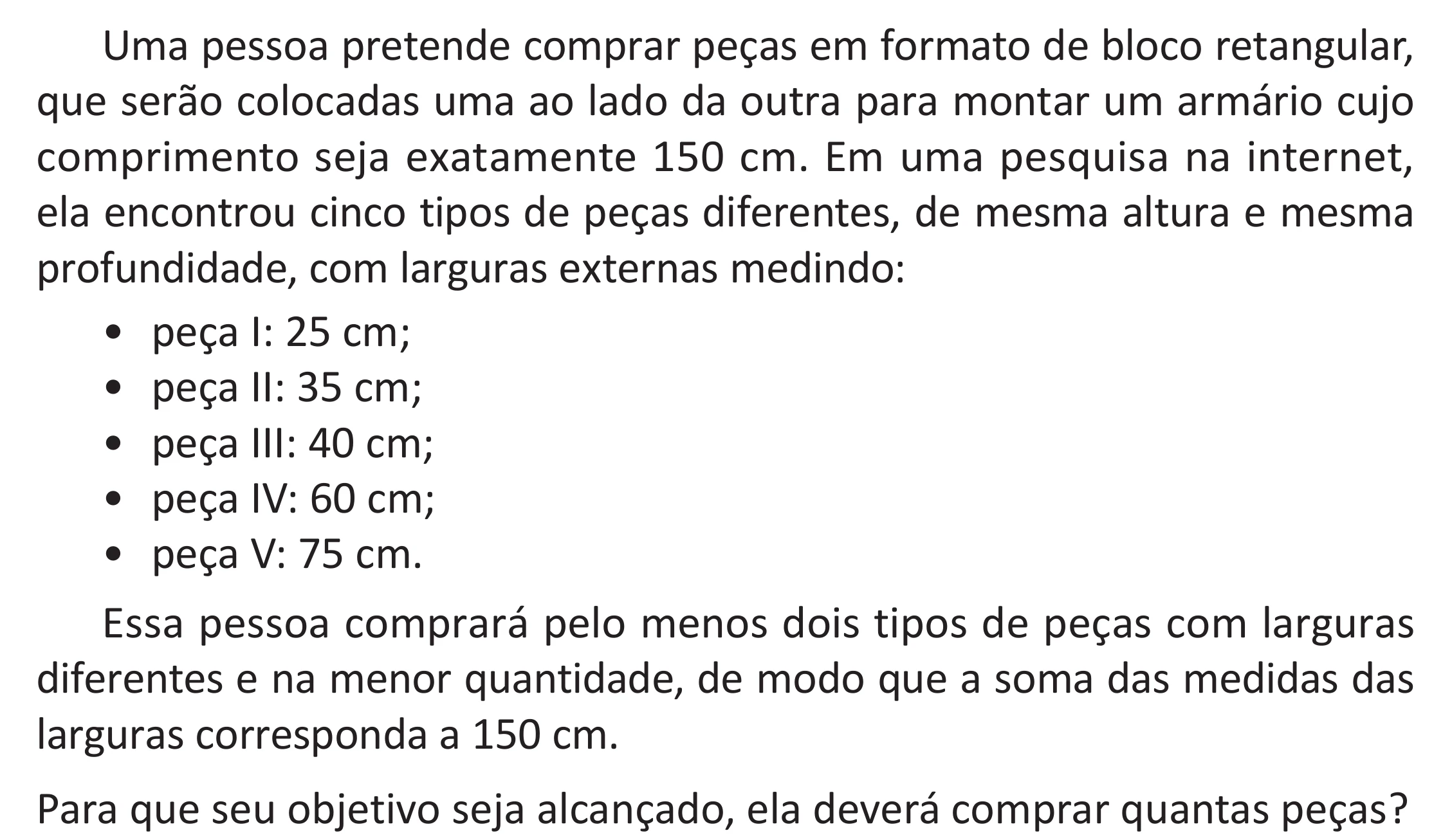Enunciado original completo da questão 170 do ENEM 2025 - 2º Dia – Caderno 11 – Laranja (Braile e ledor) – Aplicação Regular - (Superampliada) - Belém, Ananindeua e Marituba, página 84.
