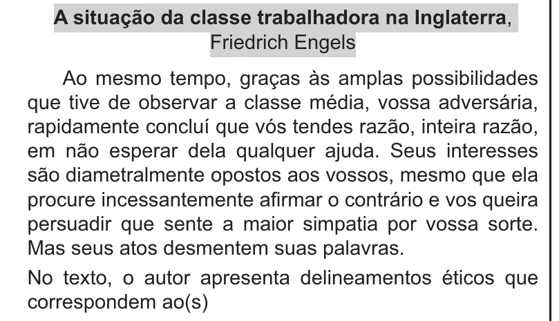 Enunciado original completo da questão 70 do ENEM 2021 - 1º Dia – Caderno 9 – Laranja (Braile e ledor) – Aplicação Regular, página 30.