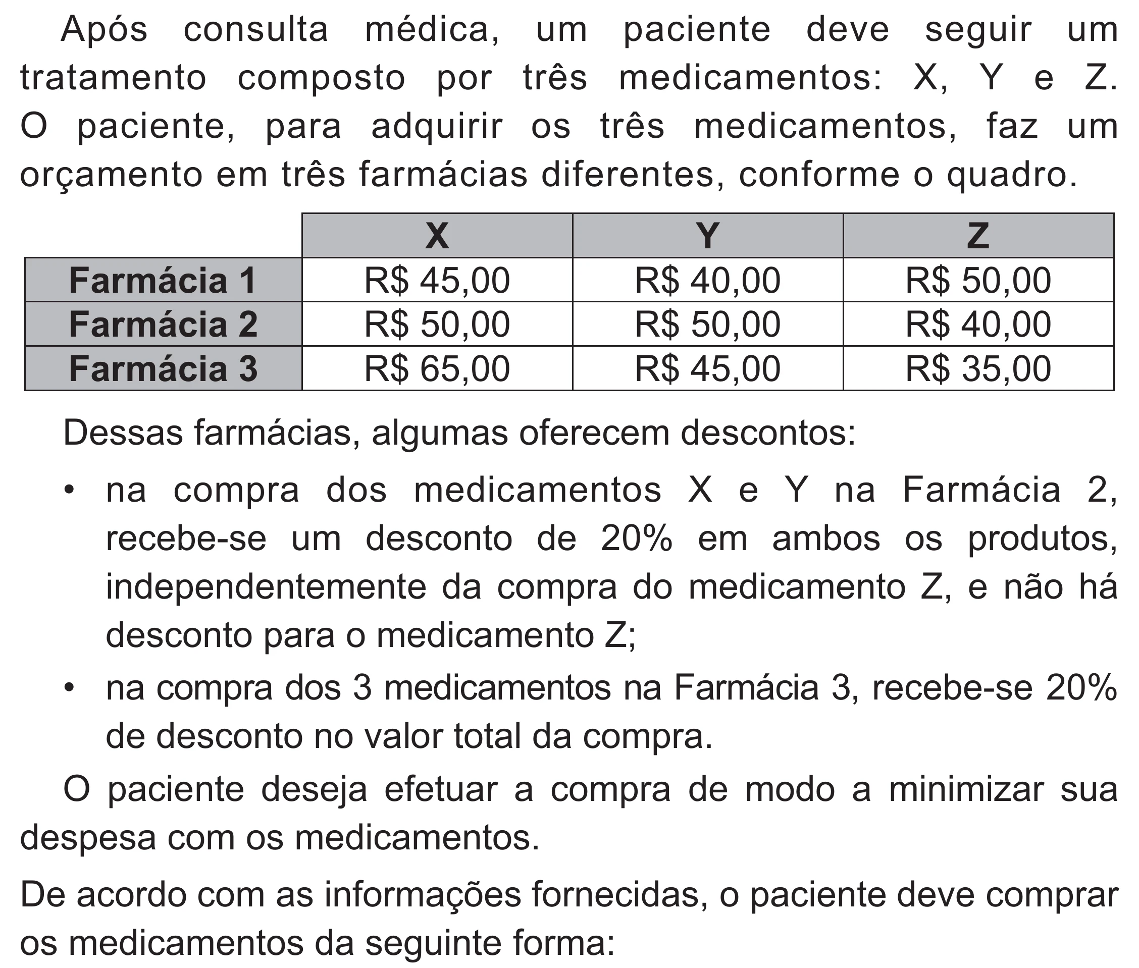 Enunciado original completo da questão 143 do ENEM 2021 - 2º Dia – Caderno 12 – Verde (Libras – Superampliada) – Aplicação Regular, página 46.