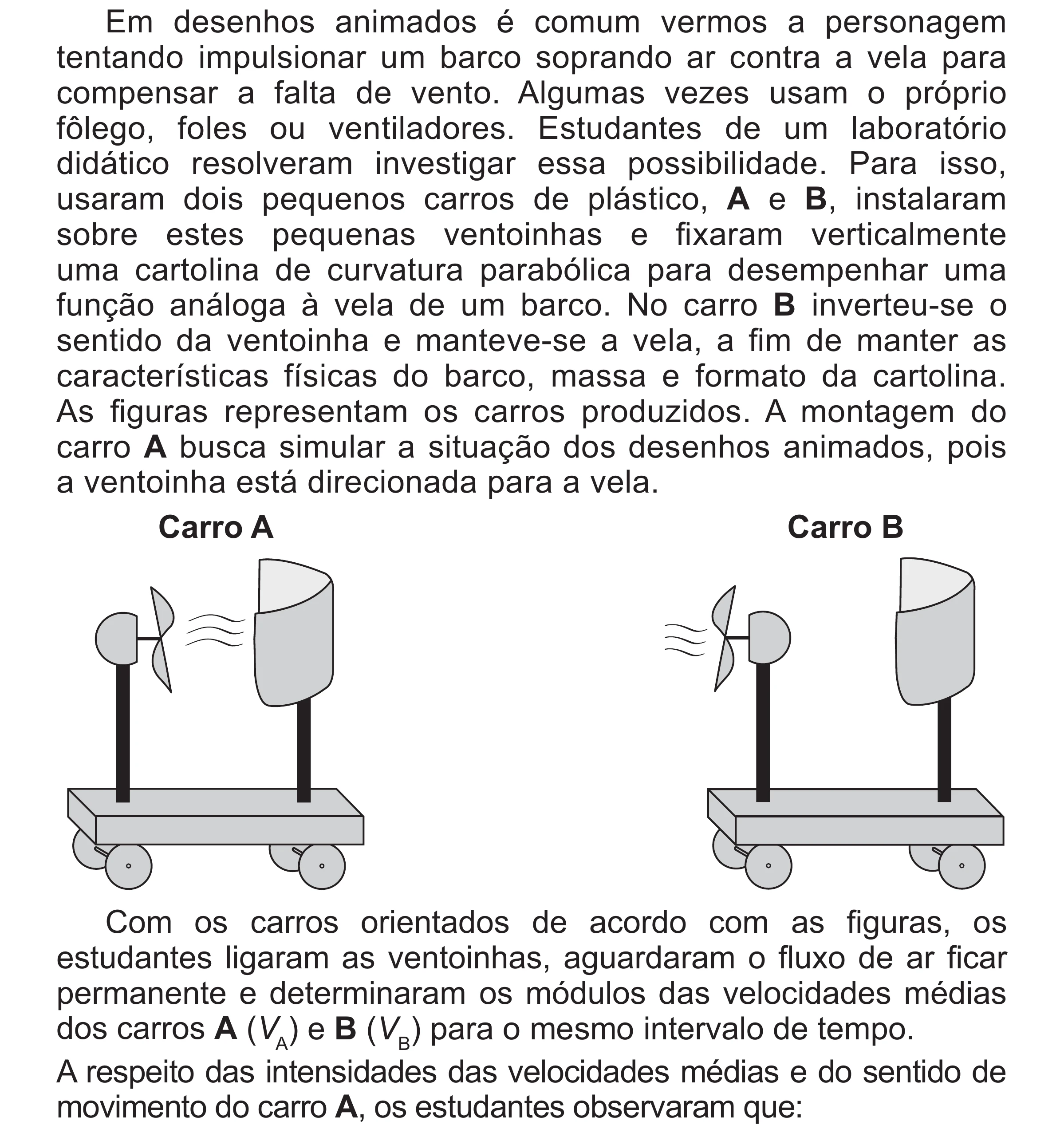 Enunciado original completo da questão 131 do ENEM 2018 - 2º Dia - Caderno 5 – Amarelo (Superampliada) – Aplicação regular, página 38.
