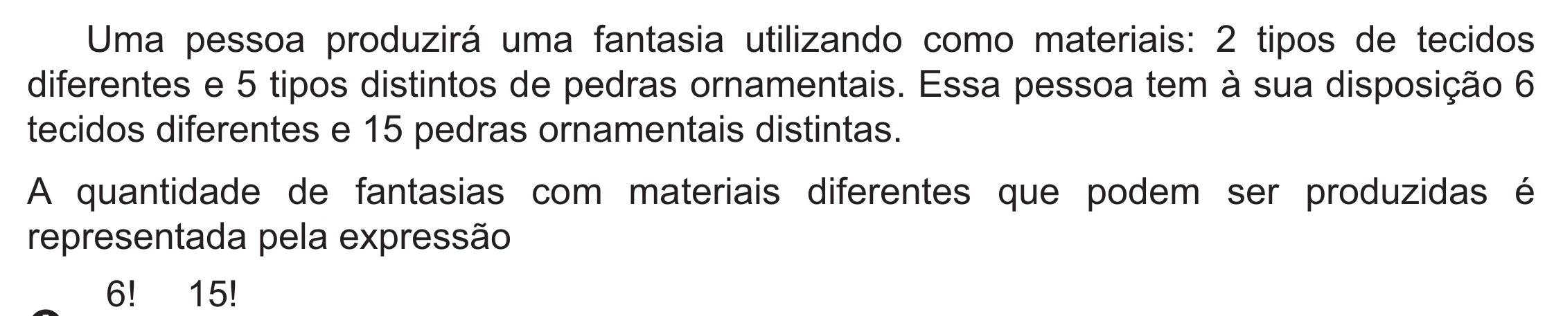 Enunciado original completo da questão 139 do ENEM 2021 - 2º Dia – Caderno 5 – Amarelo (Ampliada) – Aplicação Regular, página 37.