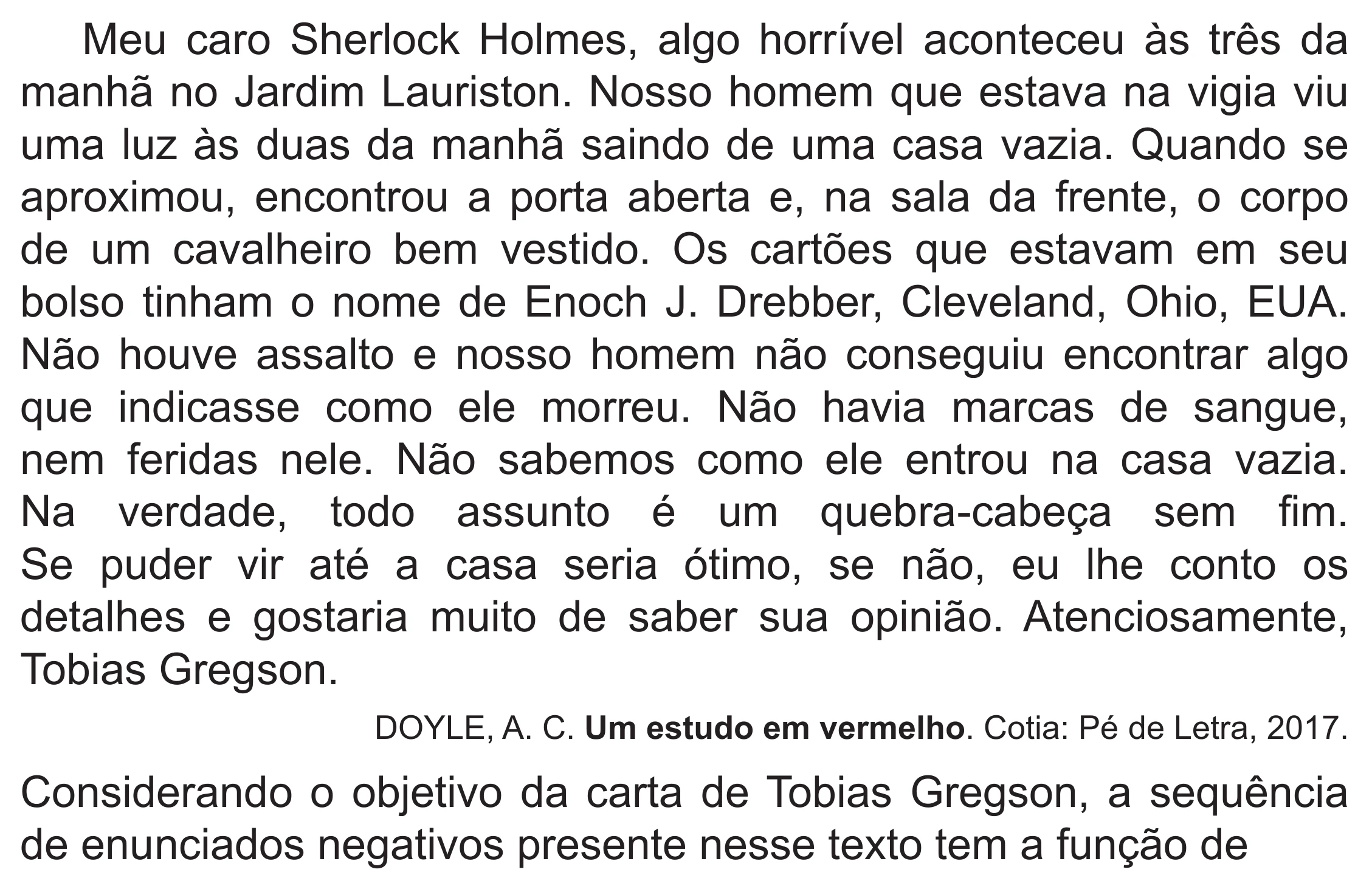 Enunciado original completo da questão 9 do ENEM 2019 - 1º Dia – Caderno 2 – Amarelo (Superampliada) – Aplicação Regular, página 14.
