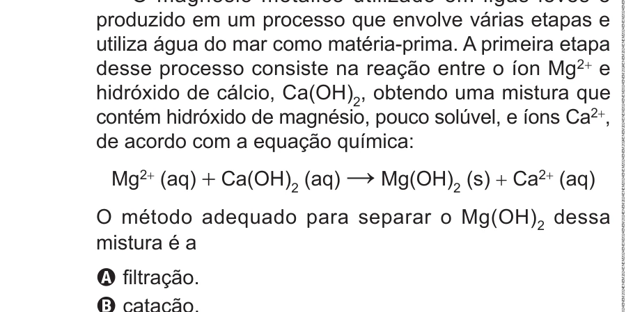 Enunciado original completo da questão 92 do ENEM 2024 - 2º Dia – Caderno 5 – Amarelo – Aplicação Regular, página 2.