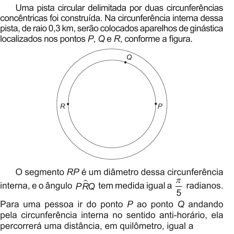 Enunciado original completo da questão 180 do ENEM 2019 - 2º Dia – Caderno 7 – Azul – Reaplicação/PPL, página 31.