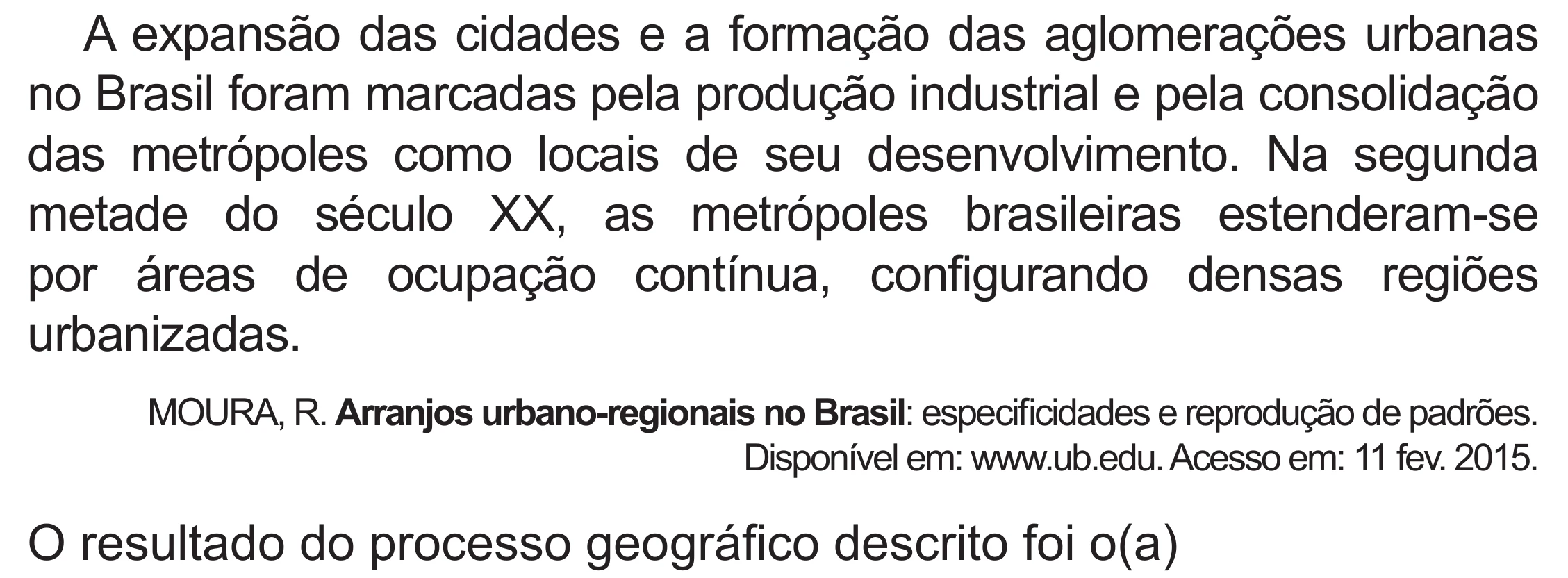 Enunciado original completo da questão 46 do ENEM 2020 - 1º Dia - Caderno 4 – Rosa (Superampliada) – Aplicação Regular, página 53.